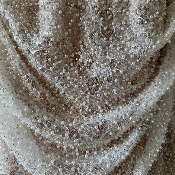 Meshki Connie Beaded Mini Dress - Nude - Picture 7 of 8